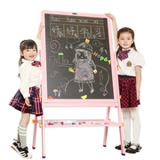 儿童画板画架双面升降小黑板支架式家用磁性写字板小学生画画白板