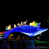 厂w户外公园广场灯光，秀亮化装饰大型梦幻灯光，节海洋动物鲸鱼促