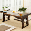 日式实木可折叠飘窗小桌子床上书桌榻榻米小茶几地桌简约炕桌矮桌