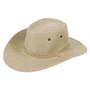 男士帽子夏季西部牛仔帽，户外大沿防晒遮阳帽时尚，带防风0413k