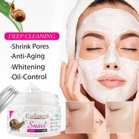 snailcollagenfacialclaymaskshrinkpores蜗牛涂抹面膜泥膏