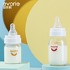 爱得利奶瓶玻璃0-6-18个月新生儿，宝宝喝奶120ml小号初生婴儿奶嘴