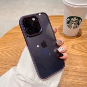 暗紫色适用苹果14手机壳，iphone13pro高级感12透明11简约14pro