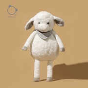 原创正版白色绵羊玩偶可爱小羊，羊毛绒玩具，治愈公仔女生生日新