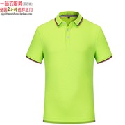 YK231果绿色浅绿色设计制作刺绣教育机构广告衫POLO衫工衣