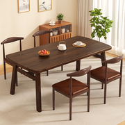 长方形餐桌家用小户型饭桌出租屋简易桌子商用桌椅餐饮快餐店桌椅