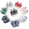 春秋季婴儿帆布鞋0-1岁男女宝宝软胶底学步鞋防滑百搭鞋6-12个月7