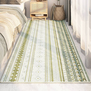 厂促波斯长条床边地毯圈绒客厅地毯卧室床前沙发茶几毯条纹脚垫品