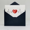 SAK1TAMA心脏代写贺卡服务 纯手写文字内容发给客服或者自己备注
