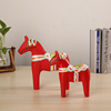 瑞典达拉木马摆件红色马木质(马木质，)玩具马创意(马创意，)饰品玩偶摆件北欧客厅装饰