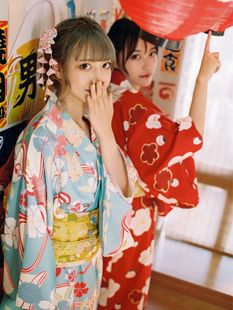 闺蜜装影楼写真服装影楼主题摄影春秋季日式和服姐妹服装拍摄服饰