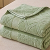 老式纯棉毛巾被全棉单双人(单双人，)空调毯成人沙发床单盖毯儿童毛巾毯夏季