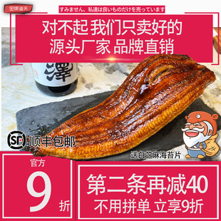 出口特级  蒲烧日式烤鳗鱼饭寿司料理整即速食条500g肉厚