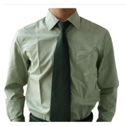 免烫长袖休闲浅绿色内衬衣，男女式长袖，浅绿色内衬衣衬衫速干修身