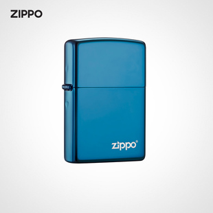 Zippo打火机正版蓝冰商标Zippo打火机男送男友礼物