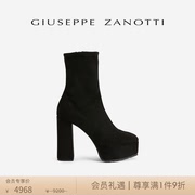 giuseppezanottigz女士fw23秋冬粗跟高防水(高防水)台时装靴及踝靴