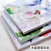 海景客厅装饰画现代简约沙发背景墙壁冰晶玻璃无框V画餐厅风景挂