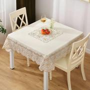 桌布防水防油免洗正方形餐桌布PVC塑料茶几布八仙桌台布防滑桌垫