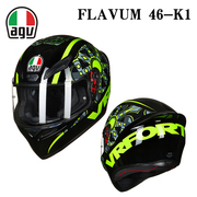 意大利AGV头盔 K1摩托车头盔赛车盔跑盔全盔全覆式冬季男女