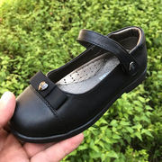斯乃纳女童牛皮鞋春秋SX1932810公主鞋百搭学生黑色演出皮鞋