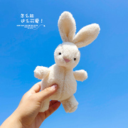 小兔子毛绒玩具布娃娃小白兔，公仔迷你玩偶超萌可爱女孩，兔年吉祥物