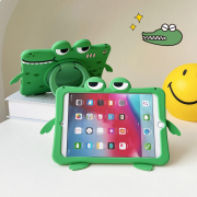 鳄鱼适用苹果iPad2022第10代平板保护套10.2寸789外壳十防摔360旋转支架Air4/5可爱pro11硅胶mini6横竖支撑