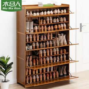 欧式实木鞋架简易经济型多层大容量门口家用收纳省空间鞋柜置物架