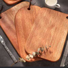 木质牛排盘西餐盘披萨板长方形，托盘木制餐盘牛扒木盘子实木牛排板