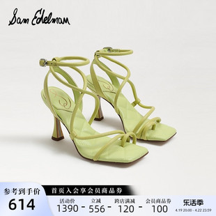 SAM EDELMAN夏季时尚设计感超高跟方头时装凉鞋罗马鞋单鞋女MAVEN