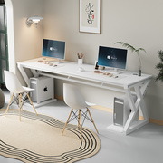 双人书桌学习桌家用办公桌，简约电脑桌台式卧室桌子电竞桌长工作台
