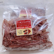 宠物外贸犬零食TINY LOVE奖励肉干肉条风干鸭肉500克纯鸭肉条