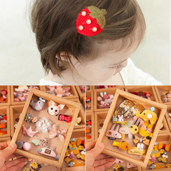 韩版可爱风盒装婴幼儿女宝宝发卡