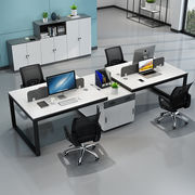 紫木林屏风工位办公桌组合隔断职员桌椅组合卡座，现代简约办公家具