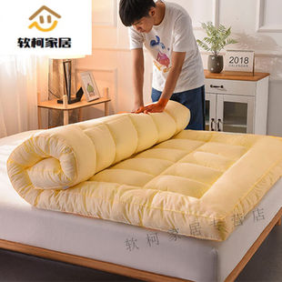 超软床垫高弹力(高弹力)加厚榻榻米单人双人1.5m1.8mx2.0米，褥子家用软垫加