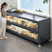 IKEA宜家厨房置物架落地多层收纳柜多功能微波炉烤箱餐边碗柜储物