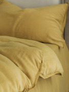无印良品80S兰精天丝旧感四件套床单款1.5m/1.8米床纯色床笠床品