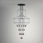 后现代简约灯过道楼梯几何线条装饰吊灯具北欧创意个性设计师吊灯