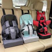 简易汽车用便携式儿童安全座椅车载婴儿宝宝绑带--岁增高坐垫
