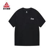 匹克LIF系列丨新疆棉圆领短袖T恤男2024夏季休闲运动上衣女