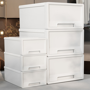 收纳箱抽屉收纳盒家用衣柜，桌面储物箱内衣收纳柜，塑料整理箱大容量
