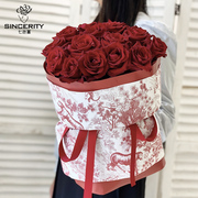 欧式复古印花纸花艺花束，包装纸玫瑰鲜花包花纸(包花纸)花店包装材料牛皮纸