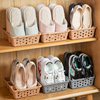 日本鞋子收纳鞋架鞋托简易经济型，塑料收纳架，宿舍鞋柜整理神器鞋托