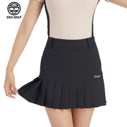 DEXGOLF高尔夫服装女短裙羽毛球网球防走光速干透气半身裙百褶裙