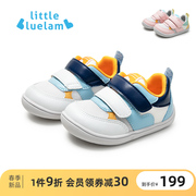 小蓝羊学步鞋0-3岁春秋季婴儿鞋子男童女童宝宝软底防滑童鞋网面
