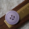 22mm一颗价格英国textilegarden树脂分量轻陶瓷，感纹理香芋紫纽扣