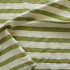 布悟绿色水洗棉麻色织条纹，布料复古文艺桌布，靠枕靠垫衣服手工面料