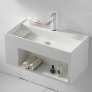 极简美家北欧现代简约浴室柜组合挂墙洗手盆柜洗脸盆卫生间洗漱台