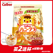 日本进口calbee卡乐比麦片蜂蜜，味儿童燕麦片代餐营养早餐零食食品