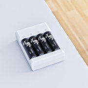 叮零电池充电器套装aa五号aaa七号四槽多功能usb输入通用型5号7号