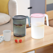 简约日式家用冷水壶，耐高温塑料凉水壶创意，刻度大容量白开水热水壶